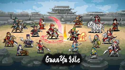 GuanYu Idle oyununda muhteşem grafikler ve görsel efektler
